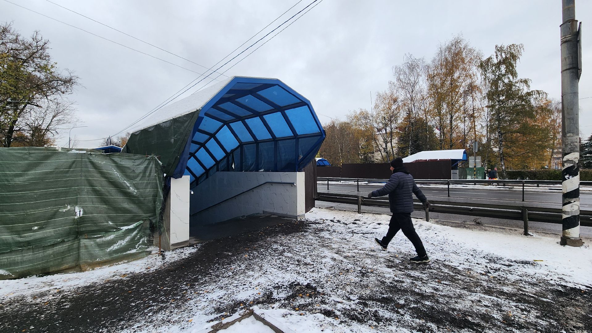 Солнечногорск, ленинградское шоссе, благоуйстройство, пешеходный переход, реконструкция,