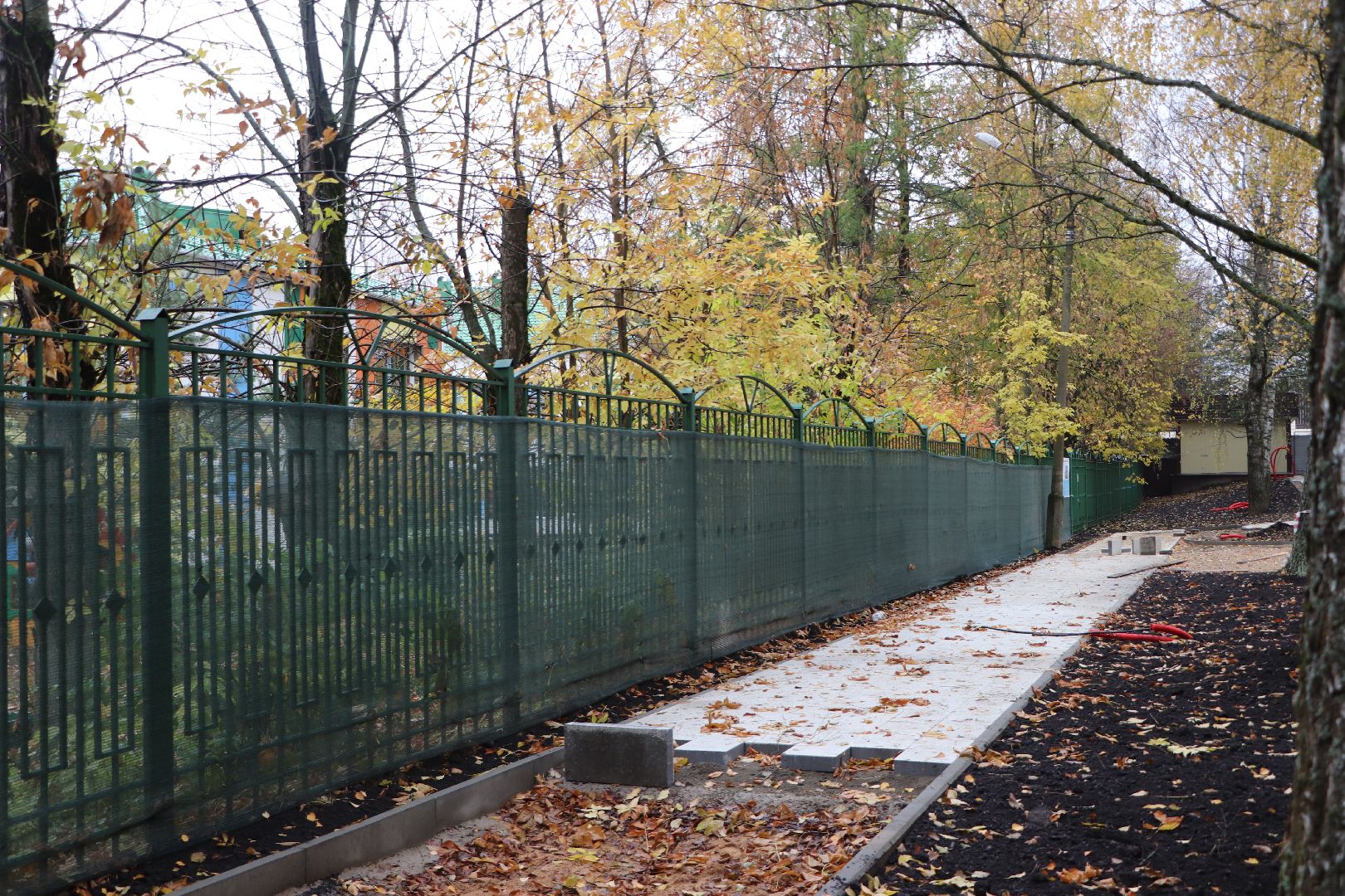 волоколамск, благоустройство двух скверов, Школьная-Парковая,