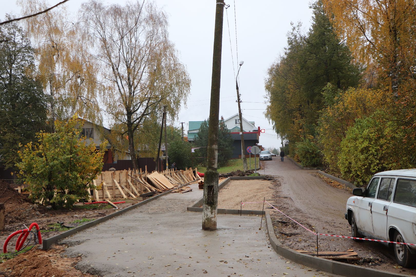 волоколамск, благоустройство двух скверов, Школьная-Парковая,