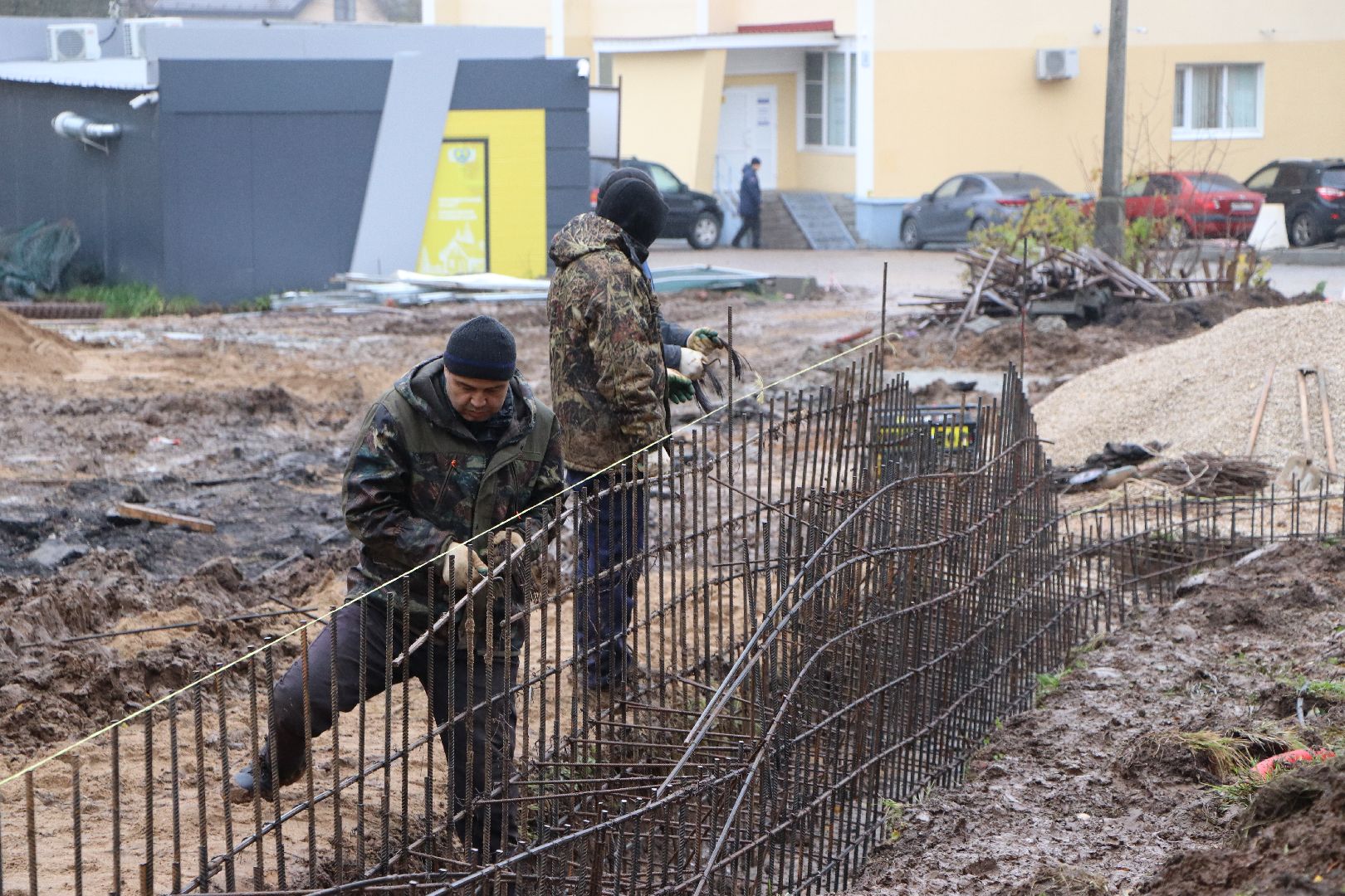 волоколамск, благоустройство двух скверов, Школьная-Парковая,