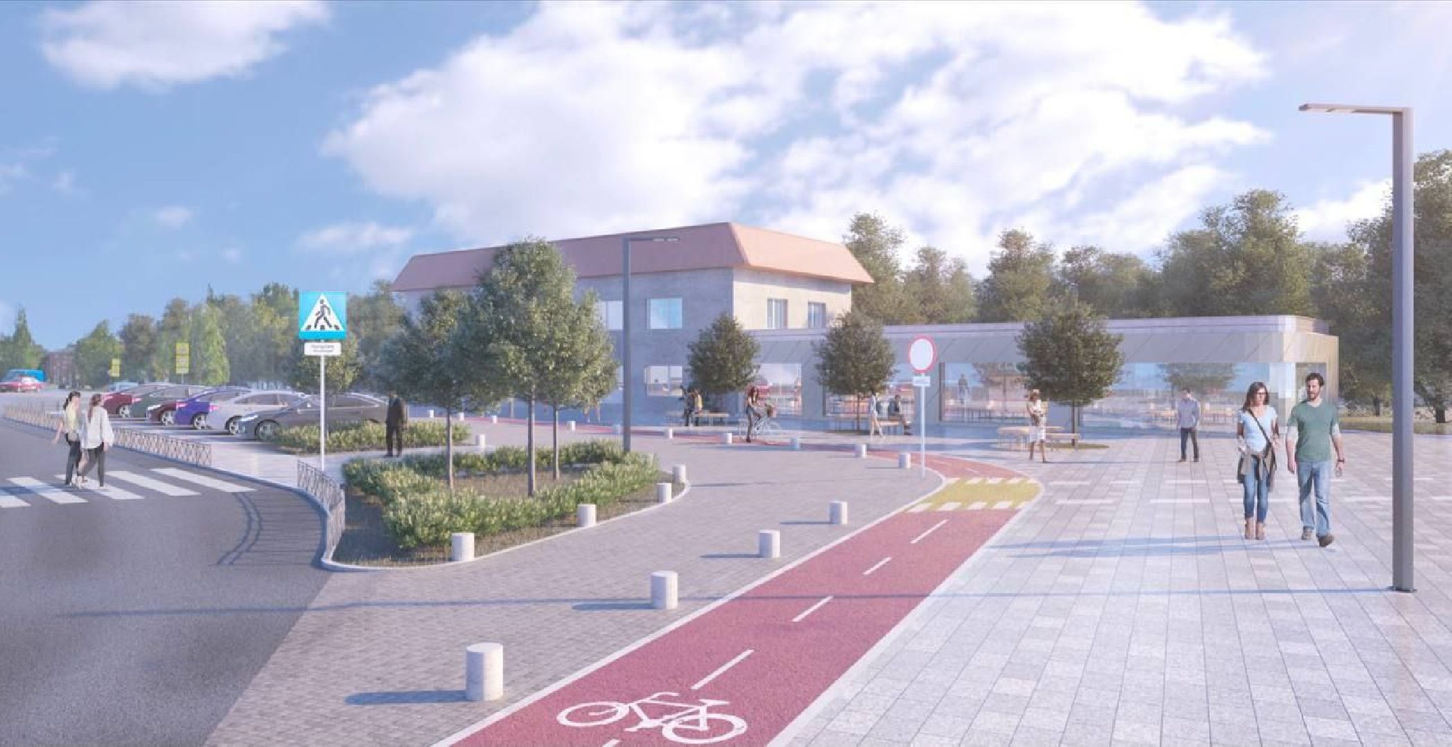 волоколамск, благоустройство двух скверов, Школьная-Парковая,