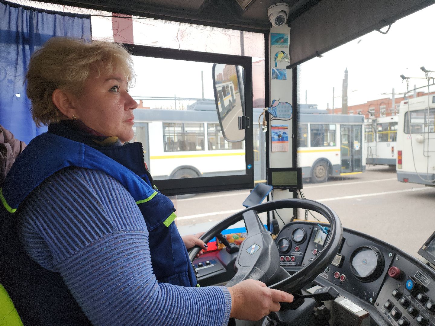 троллейбусный парк, видное, водители, семья, профессиональный праздник,