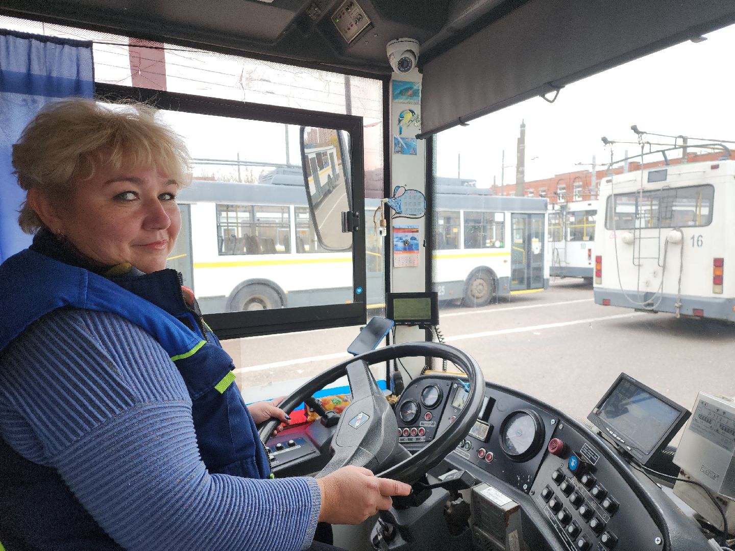 троллейбусный парк, видное, водители, семья, профессиональный праздник,