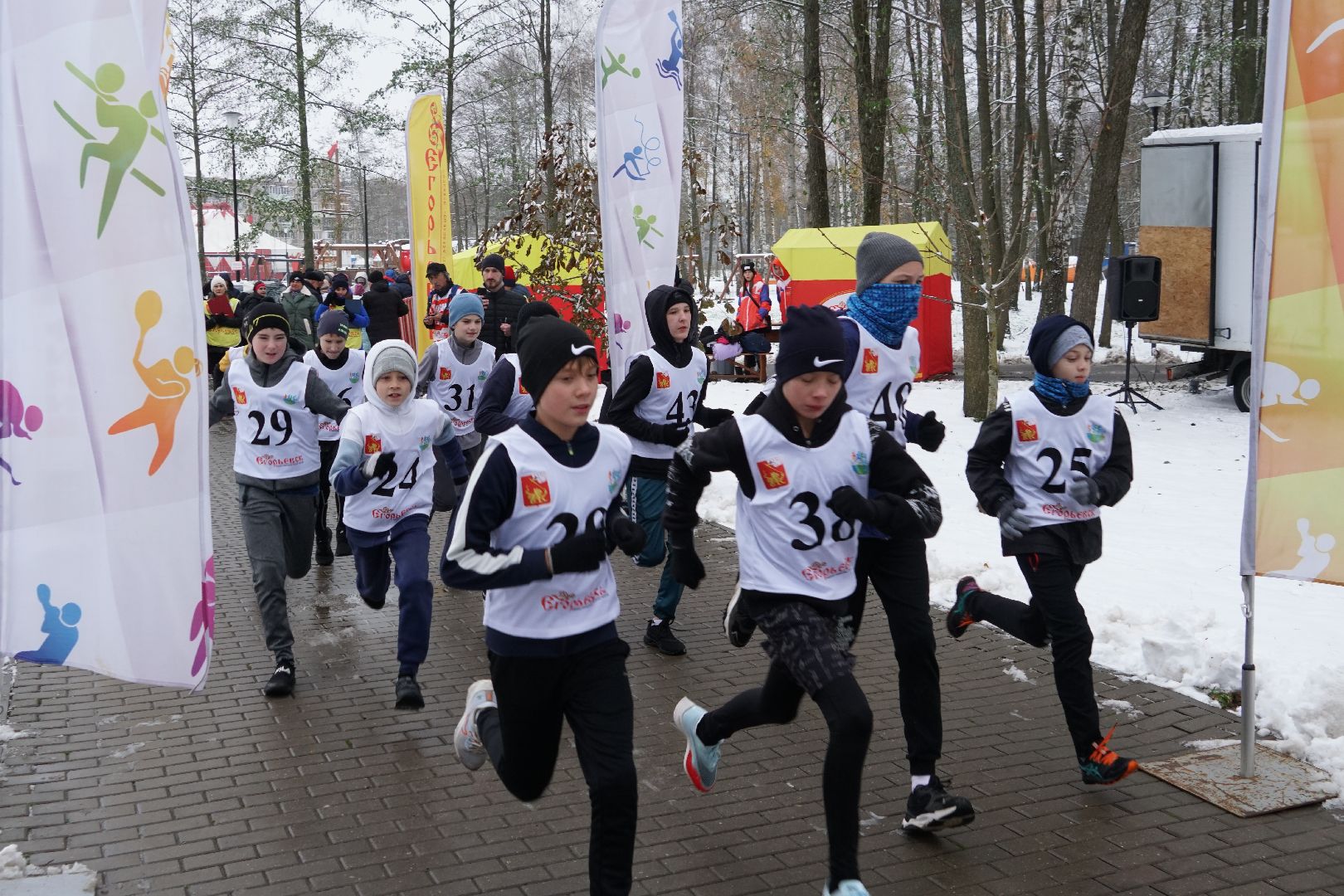 Егорьевск, Спорт, забег, легкая атлетика, парк,