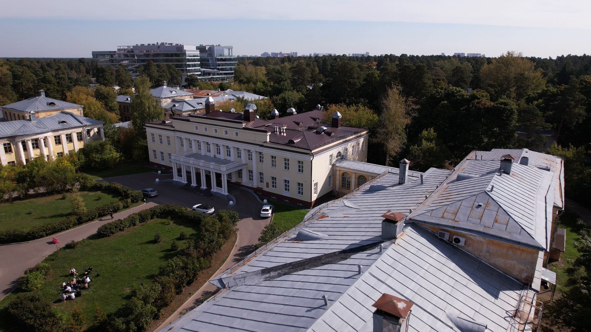 жуковский, культура, архитектура,видео с коптера,