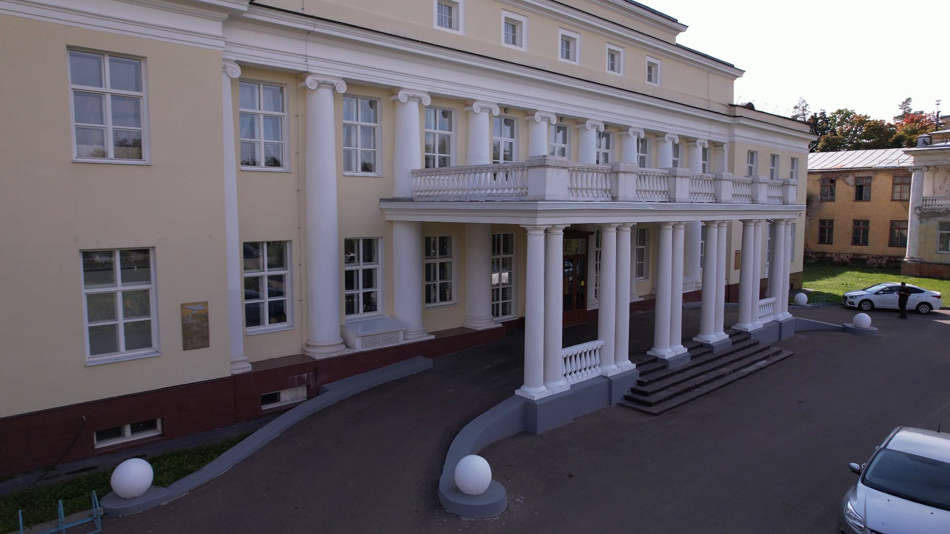 жуковский, культура, архитектура,видео с коптера,