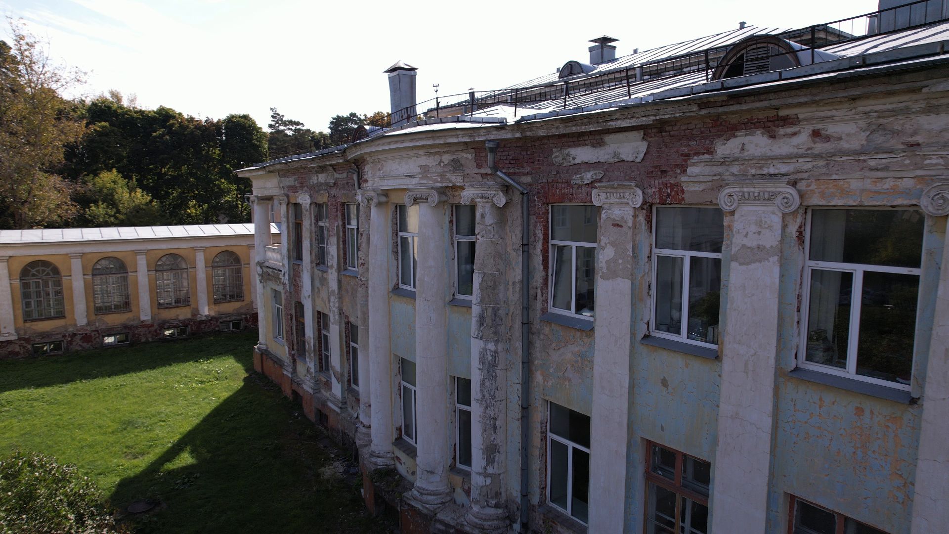 жуковский, культура, архитектура,видео с коптера,