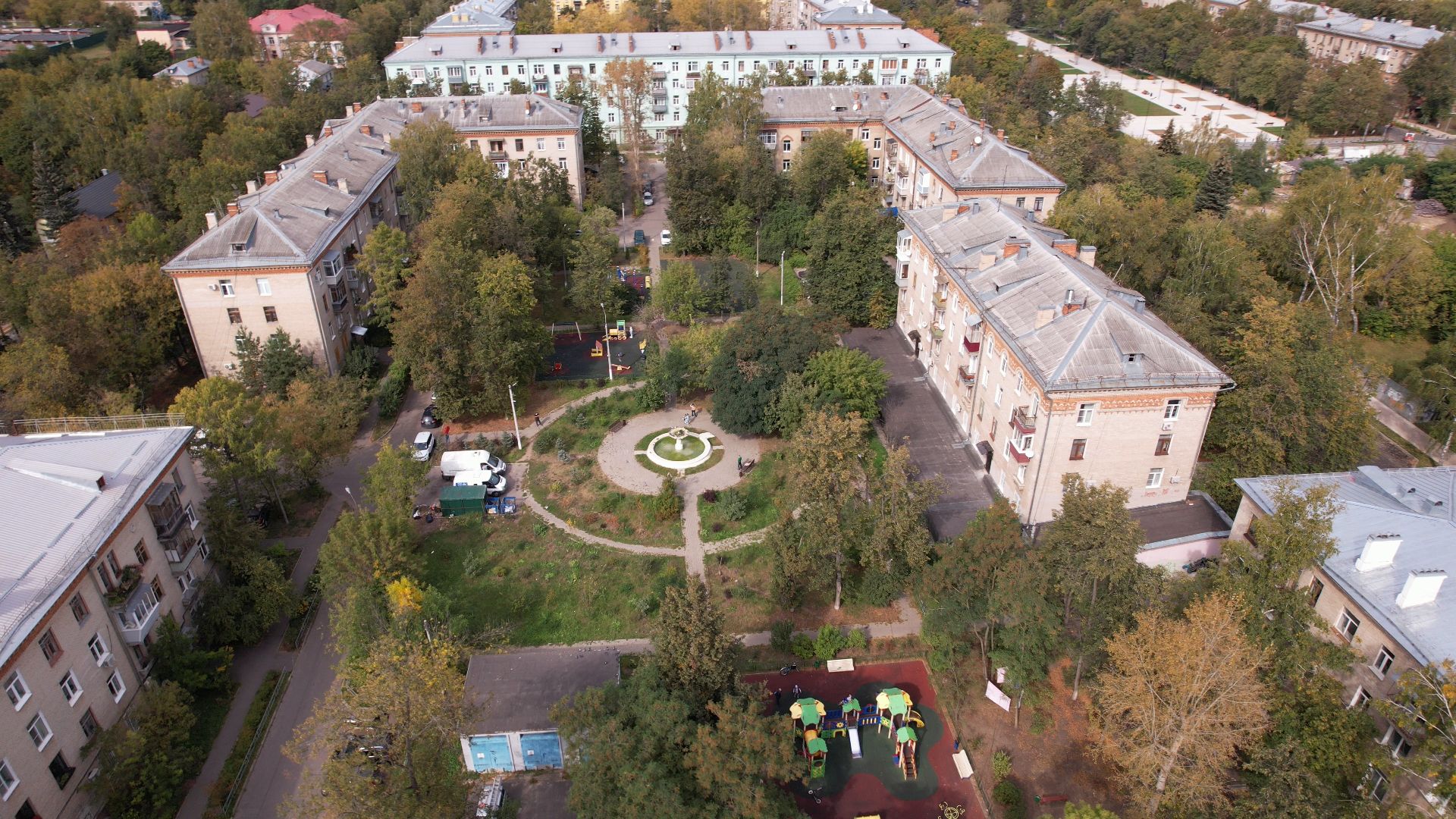 жуковский, благоуйстройство, культура,видео с коптера,