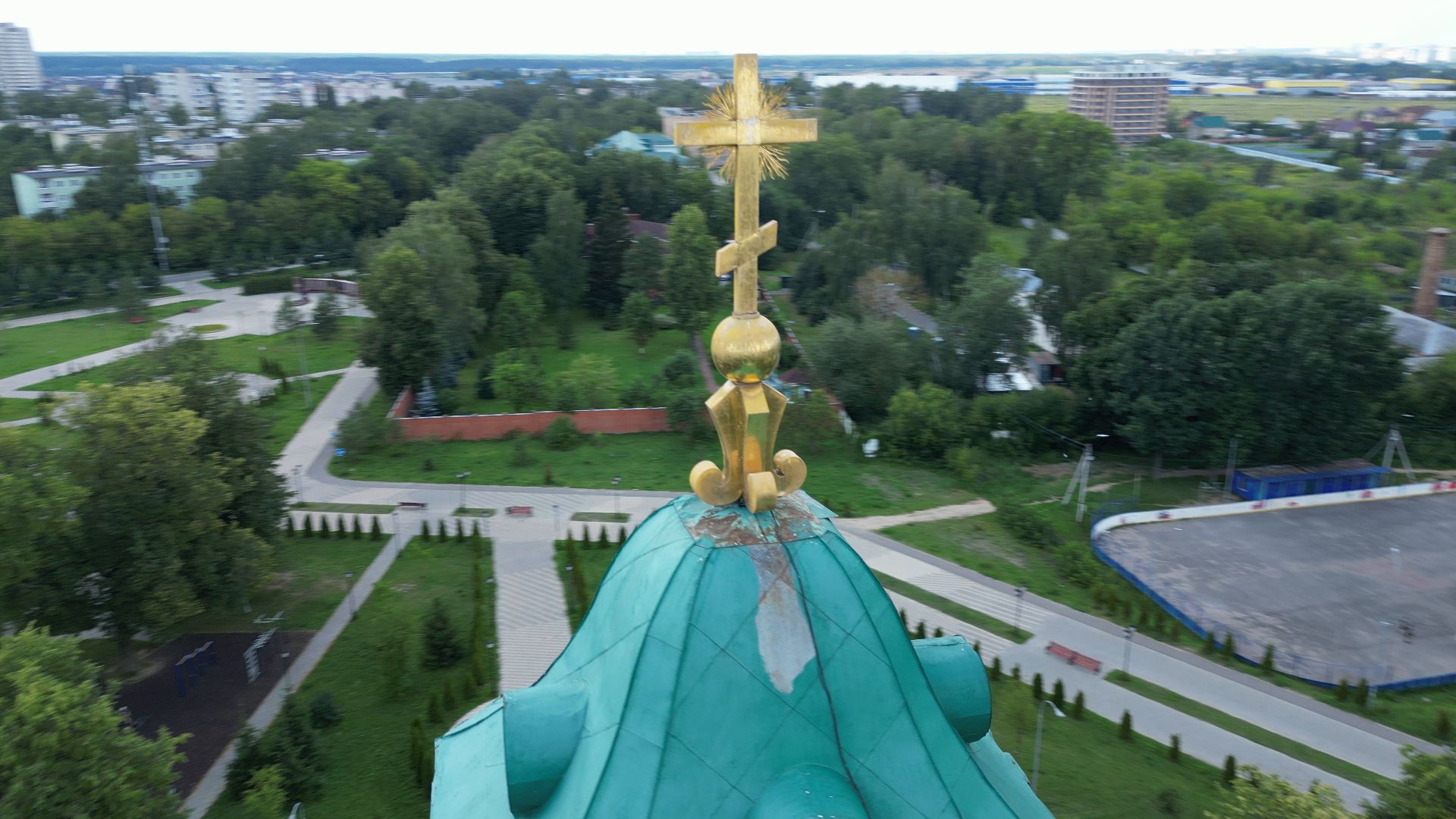 лосино-петровский, церковь, культура,видео с коптера,