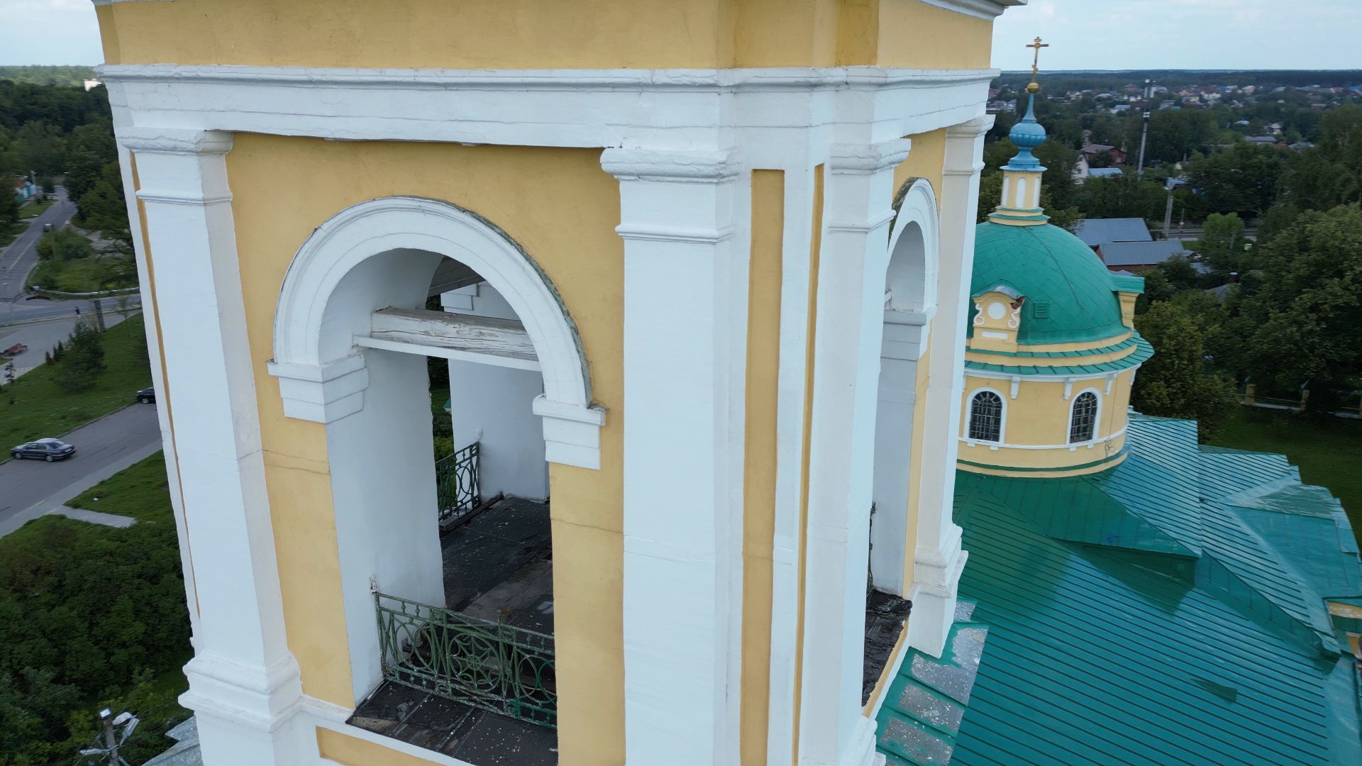 лосино-петровский, церковь, культура,видео с коптера,