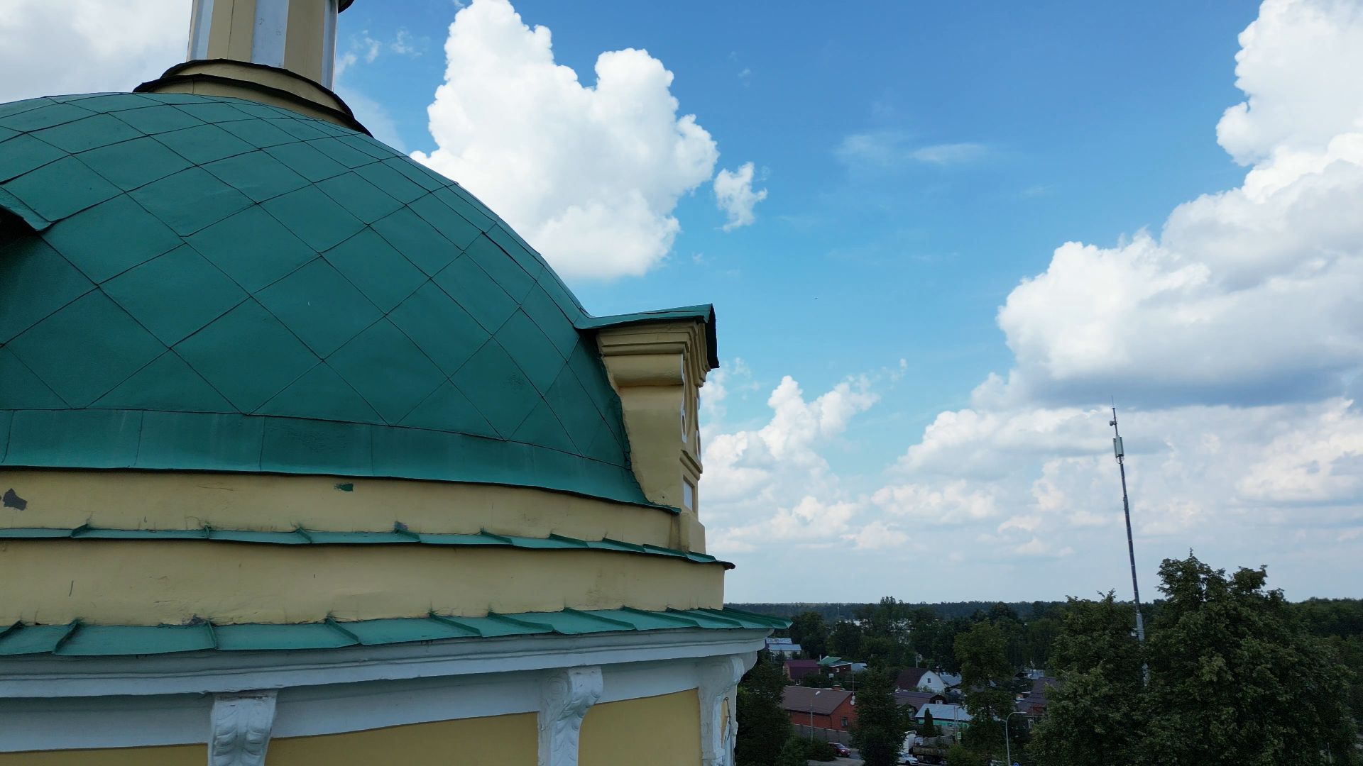 лосино-петровский, церковь, культура,видео с коптера,