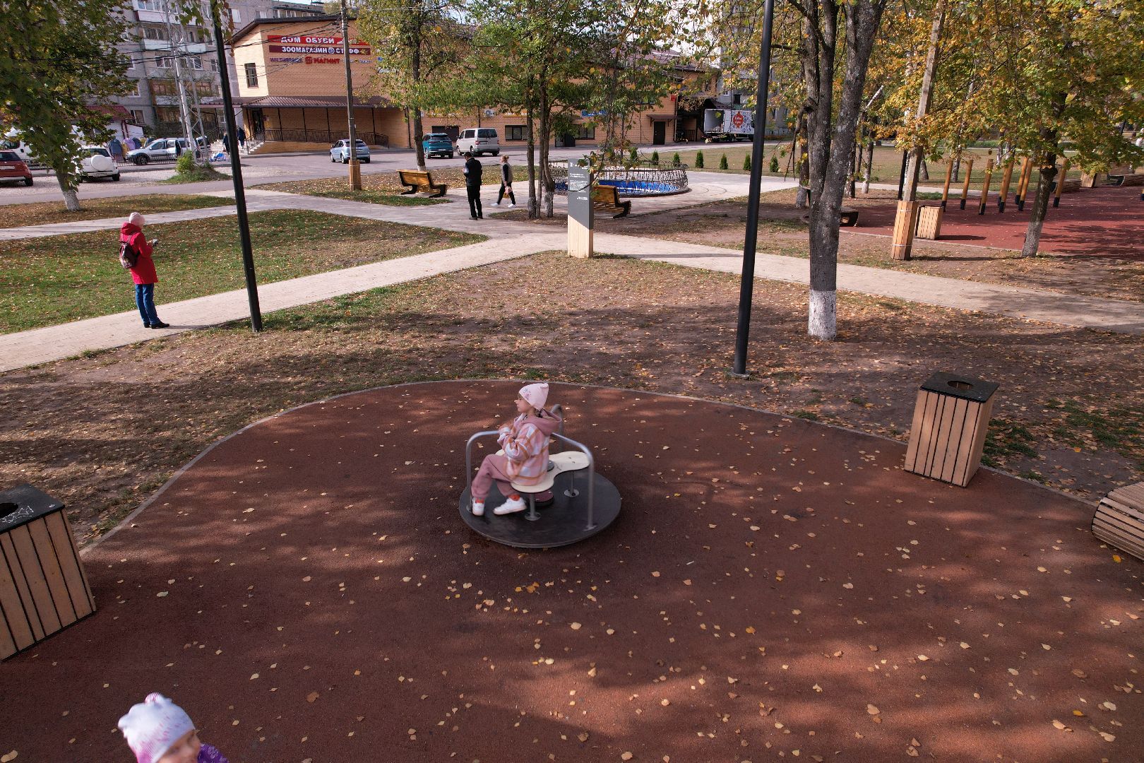 орехово-зуево, давыдово, благоустройство, сквер,видео с коптера,