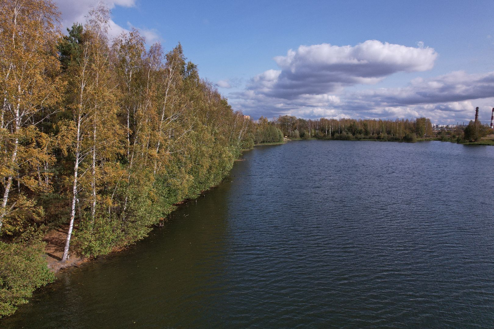 озеро, орехово-зуево, благоустройство,видео с коптера,