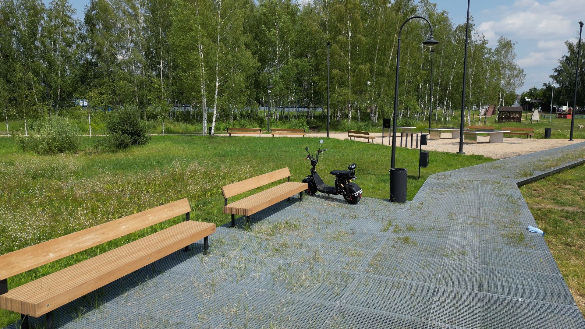 электрогорск, озеро, благоустройство,видео с коптера,