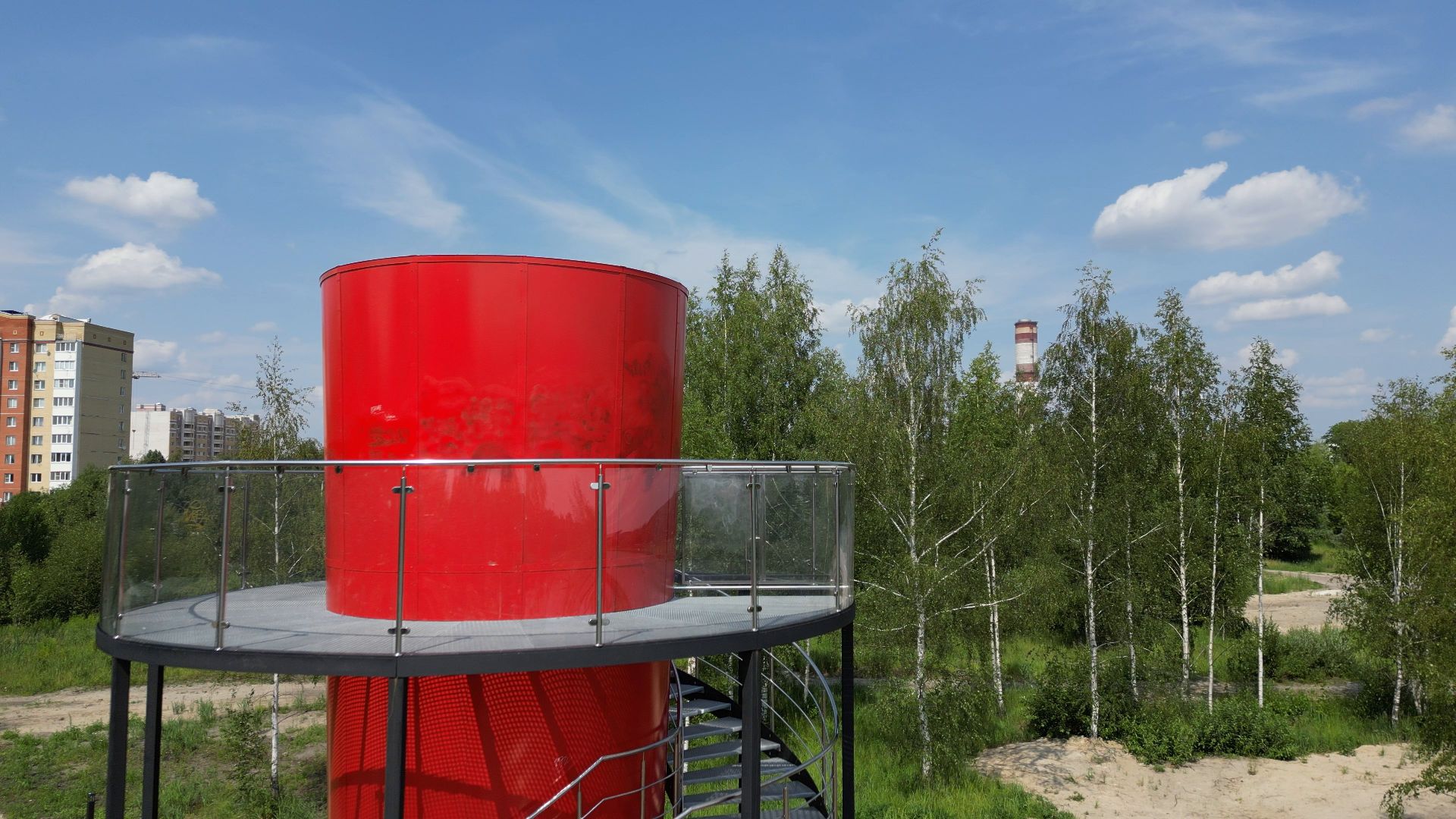 электрогорск, озеро, благоустройство,видео с коптера,