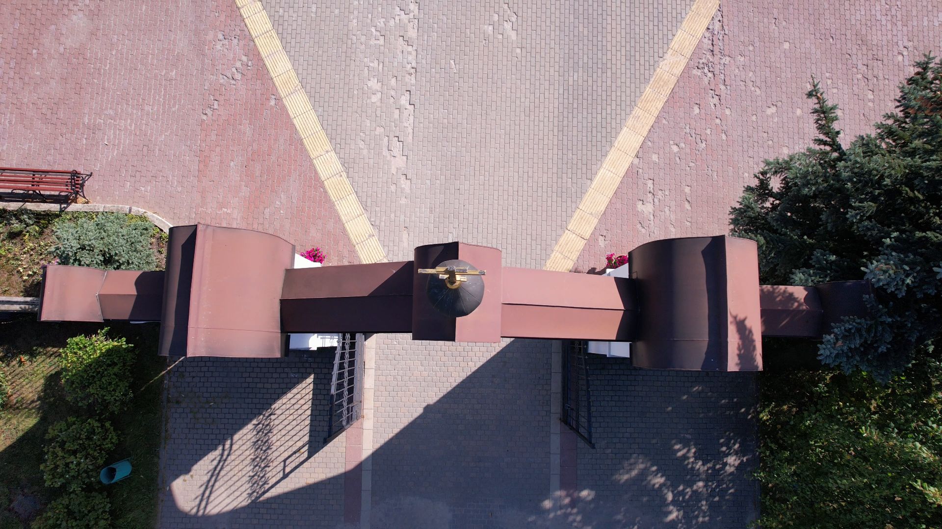 реутов, церковь, благоустройство,видео с коптера,