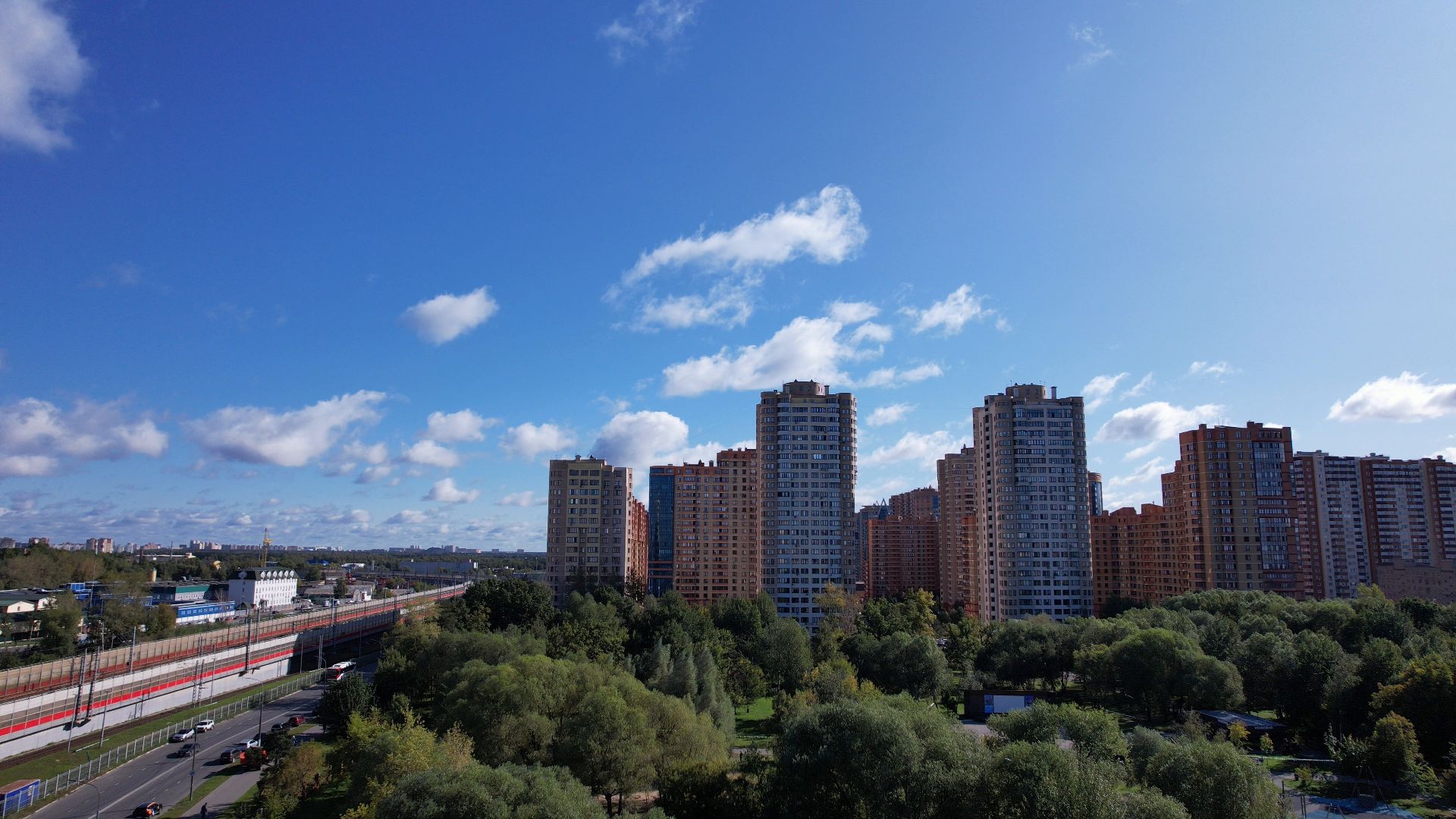 реутов, церковь, благоустройство,видео с коптера,