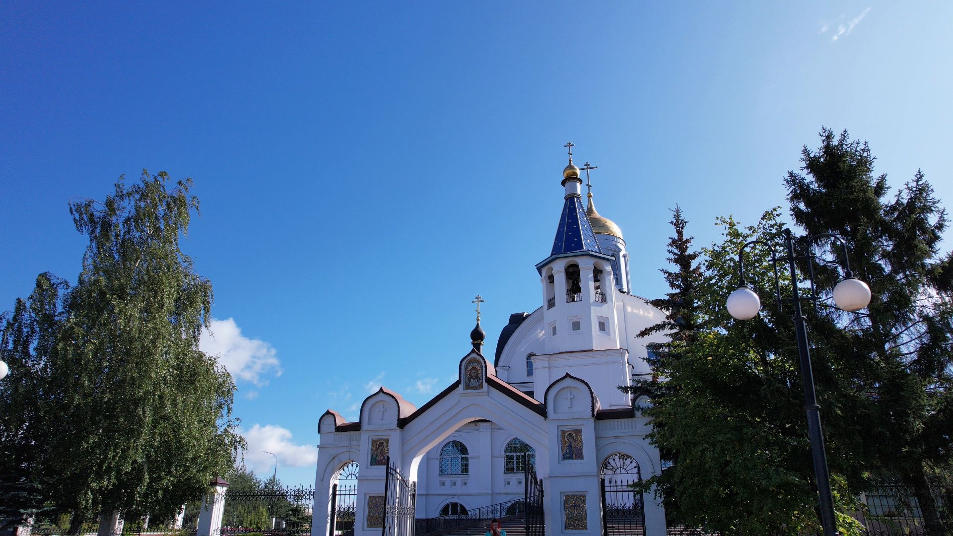 реутов, церковь, благоустройство,видео с коптера,