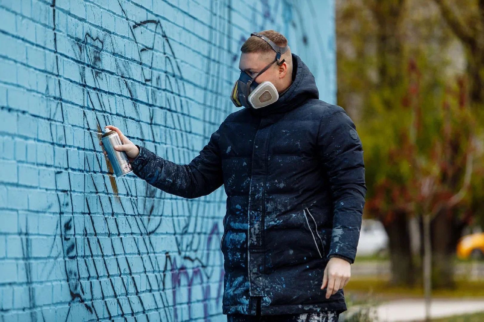 граффити, мурал, единая россия, память, война, орехово-зуево,