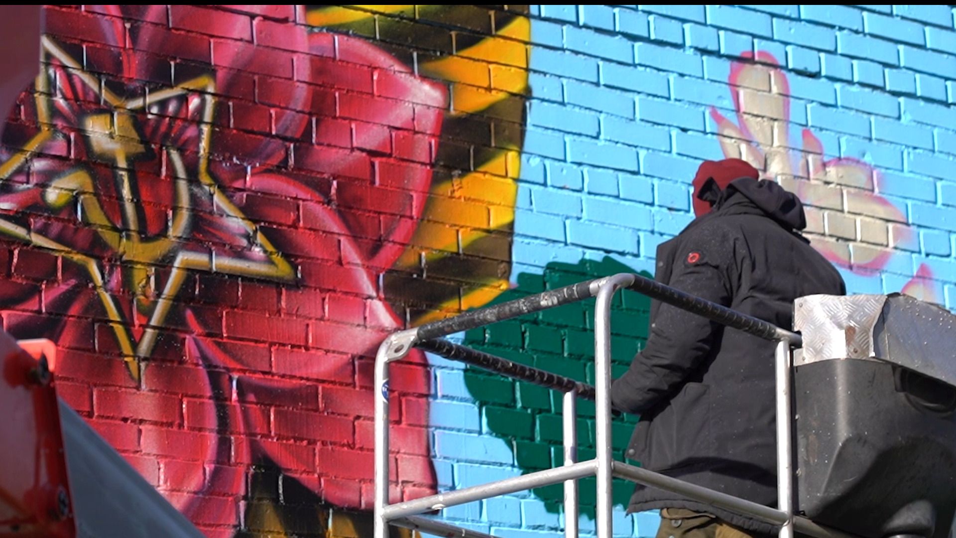 граффити, мурал, единая россия, память, война, орехово-зуево,