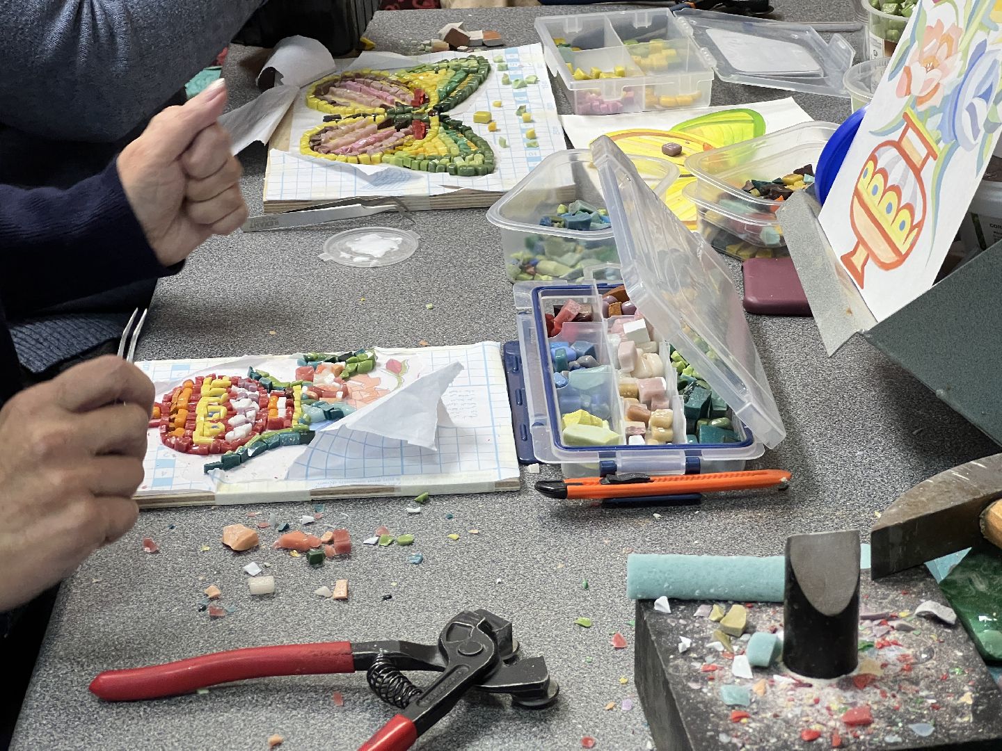 химки, культура, мозаика, мастер-класс, творчество,