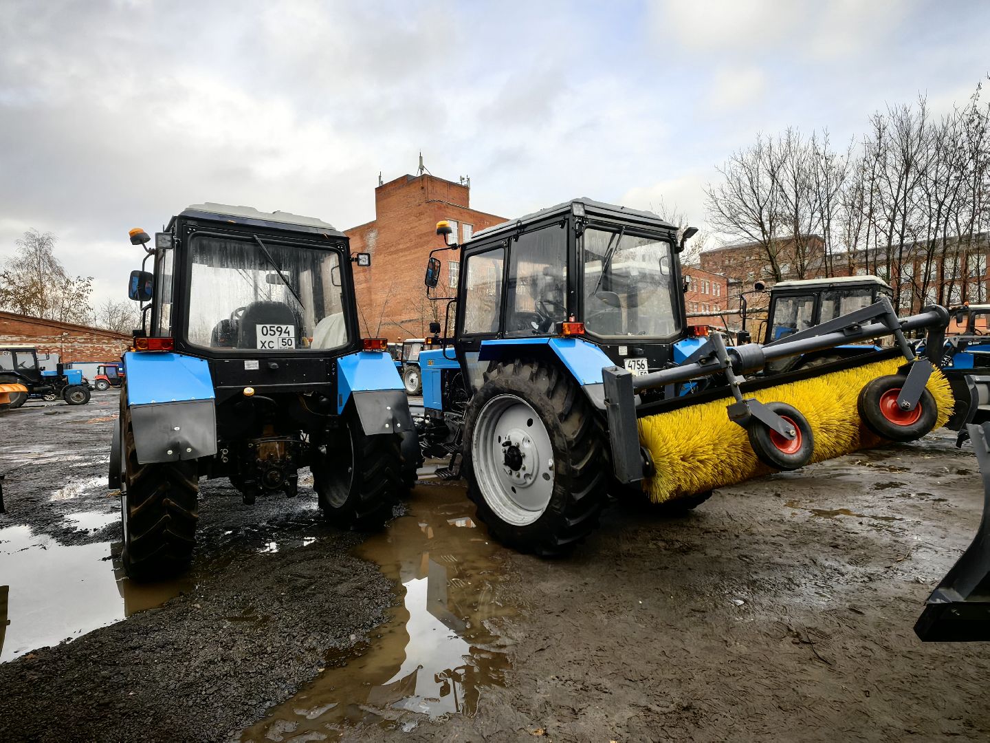 автопарк, техника, благоустройство, трактор,