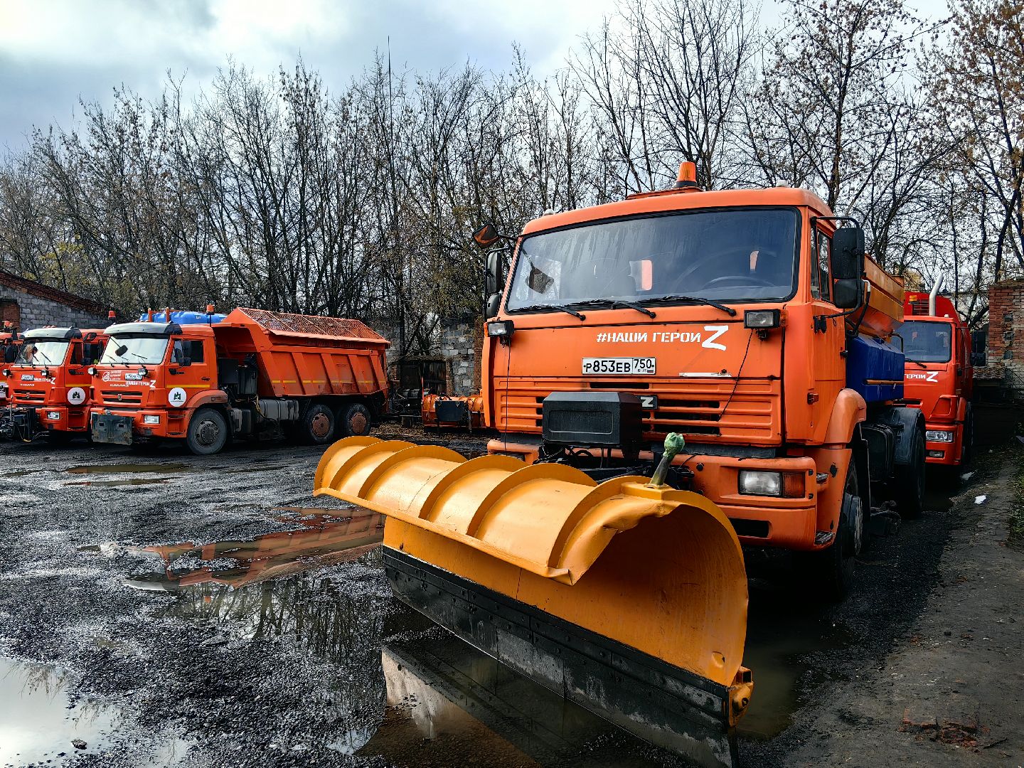 автопарк, техника, благоустройство, трактор,