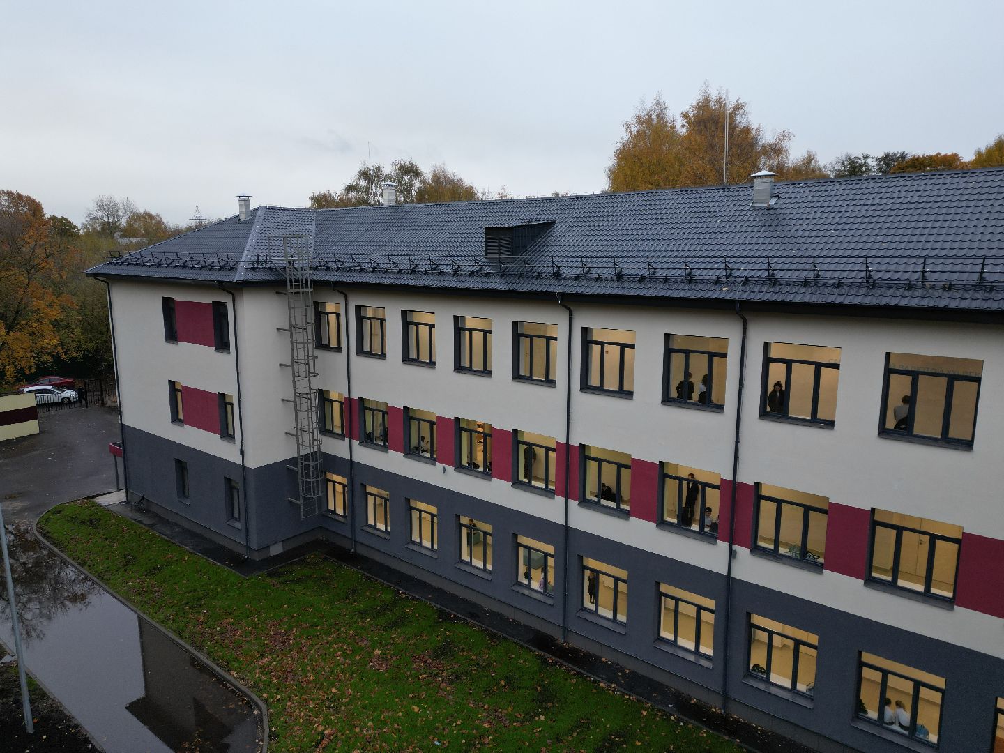 балашиха, образование, школа,видео с коптера,