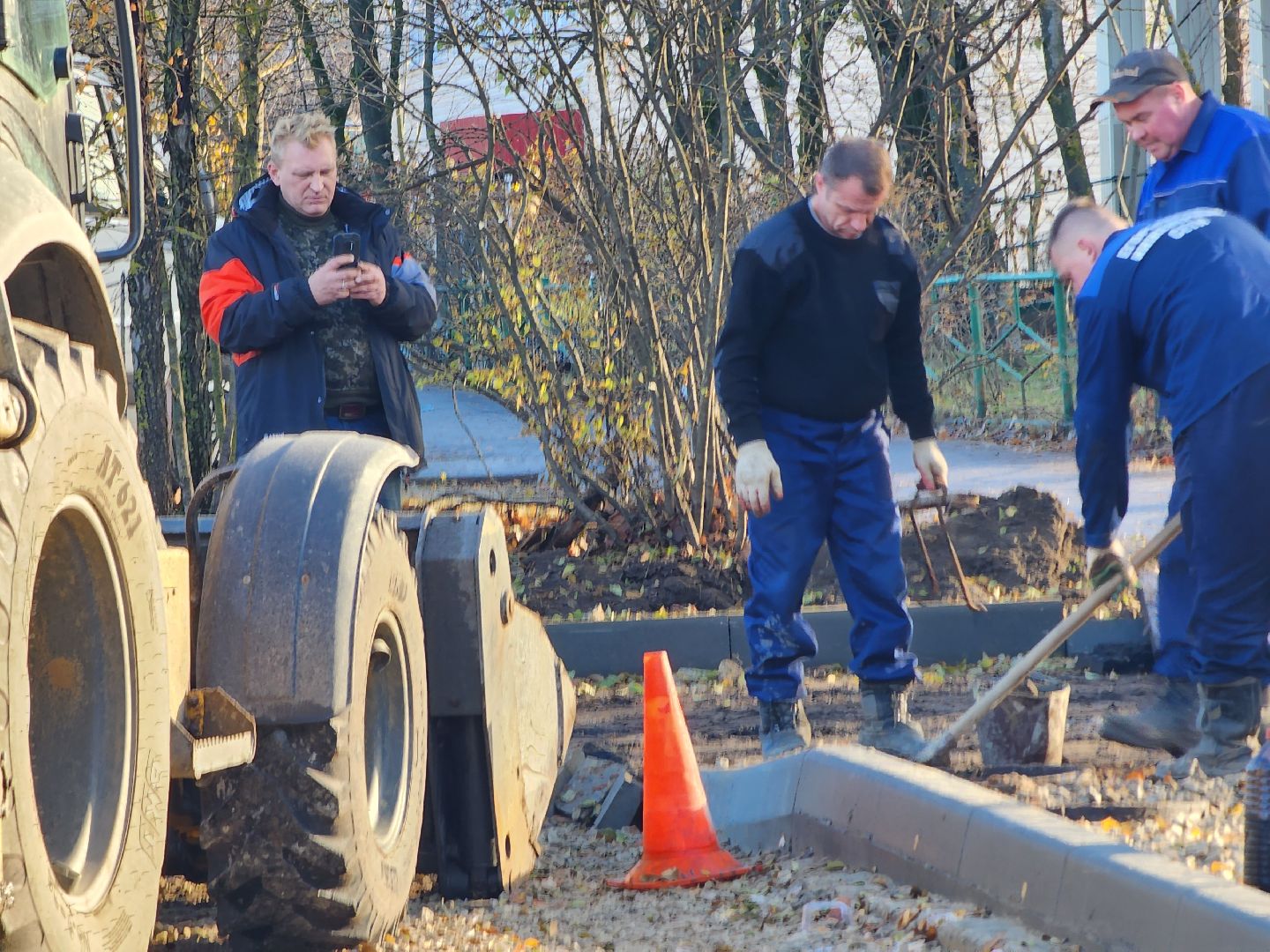 Егорьевск, благоустровйство, дорога, тротуар, парковка, поликлиника,