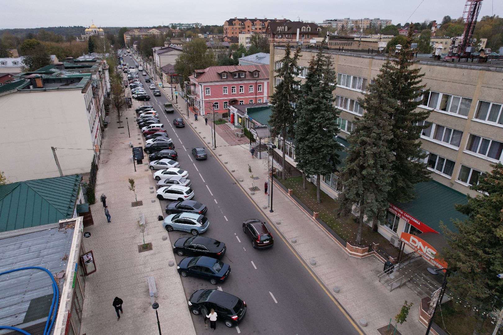 московская, звенигород, туризм,видео с коптера,