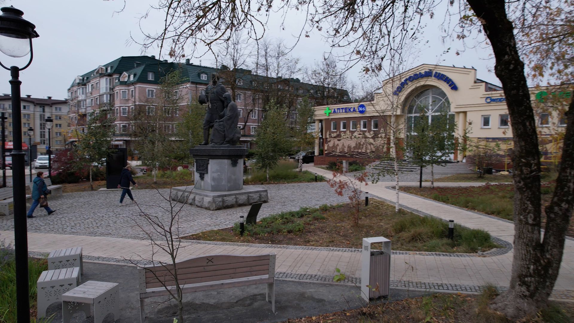 московская, звенигород, туризм,видео с коптера,