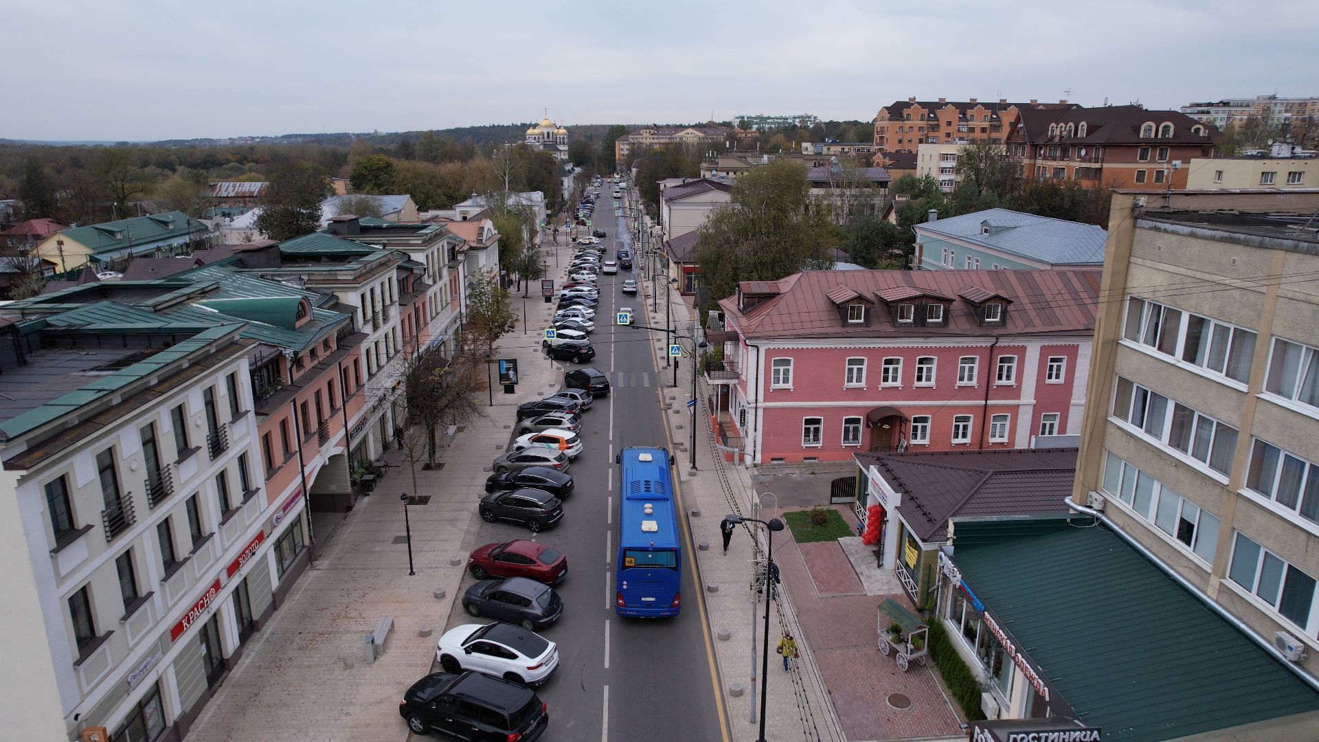 московская, звенигород, туризм,видео с коптера,