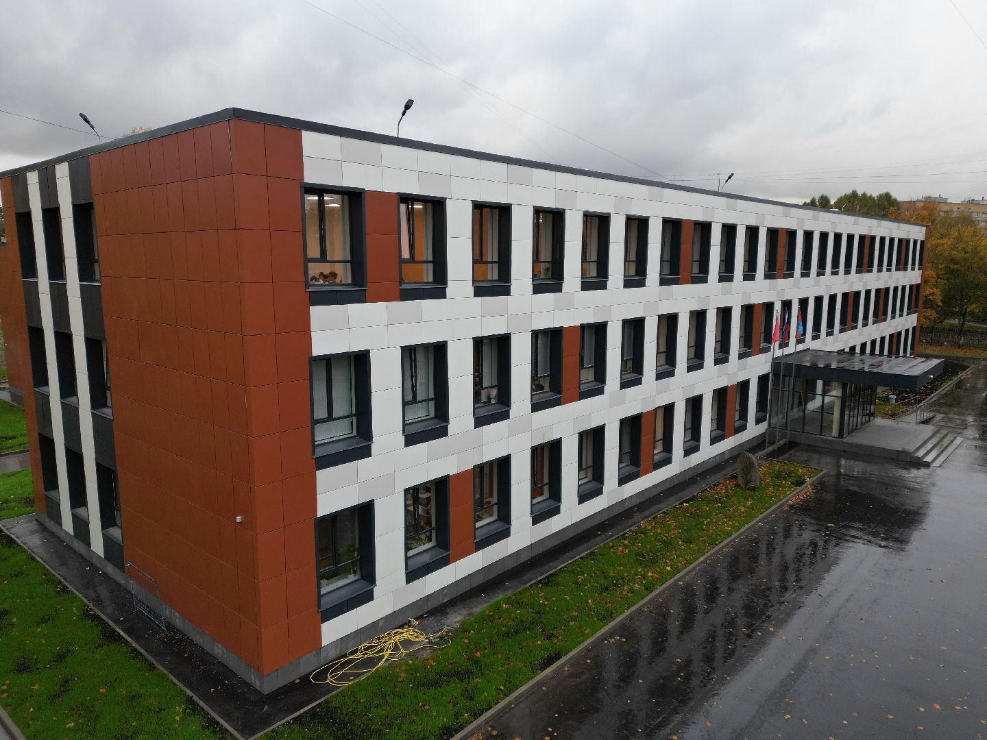 балашиха, школа,видео с коптера,