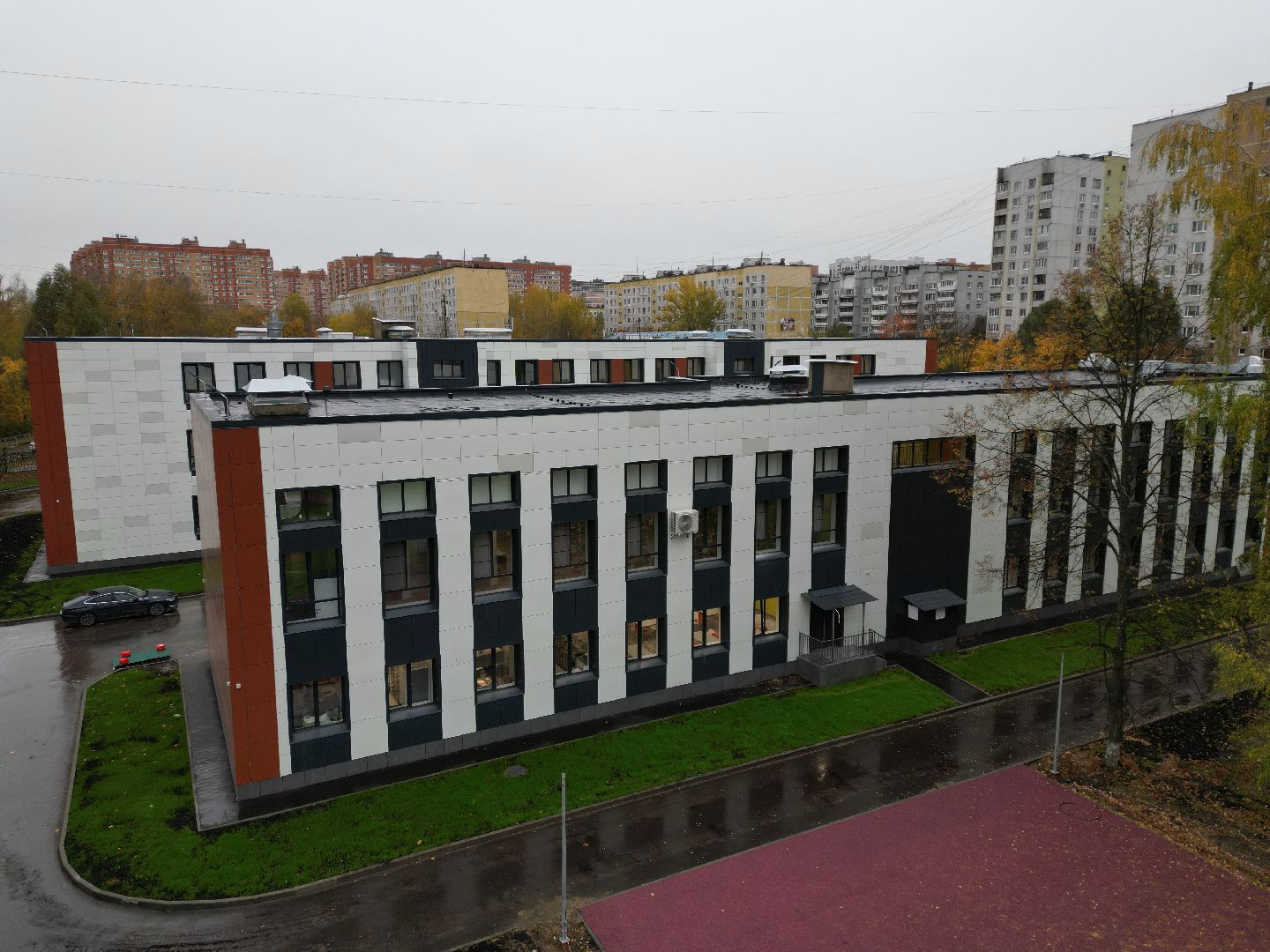 балашиха, школа,видео с коптера,