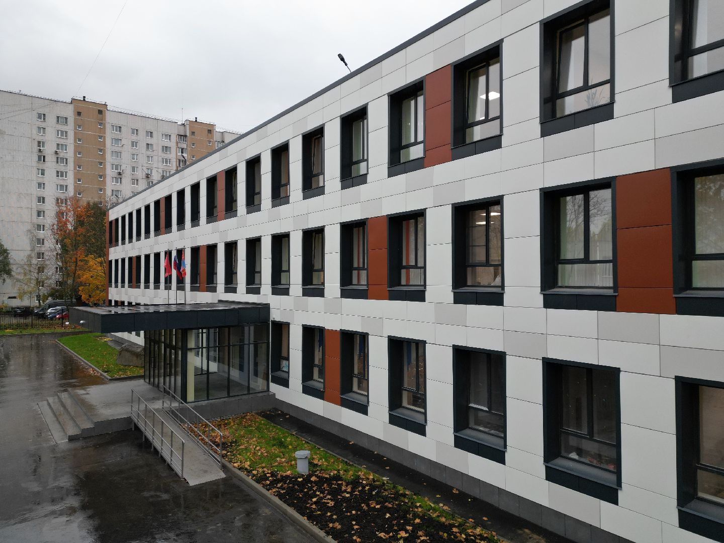 балашиха, школа,видео с коптера,