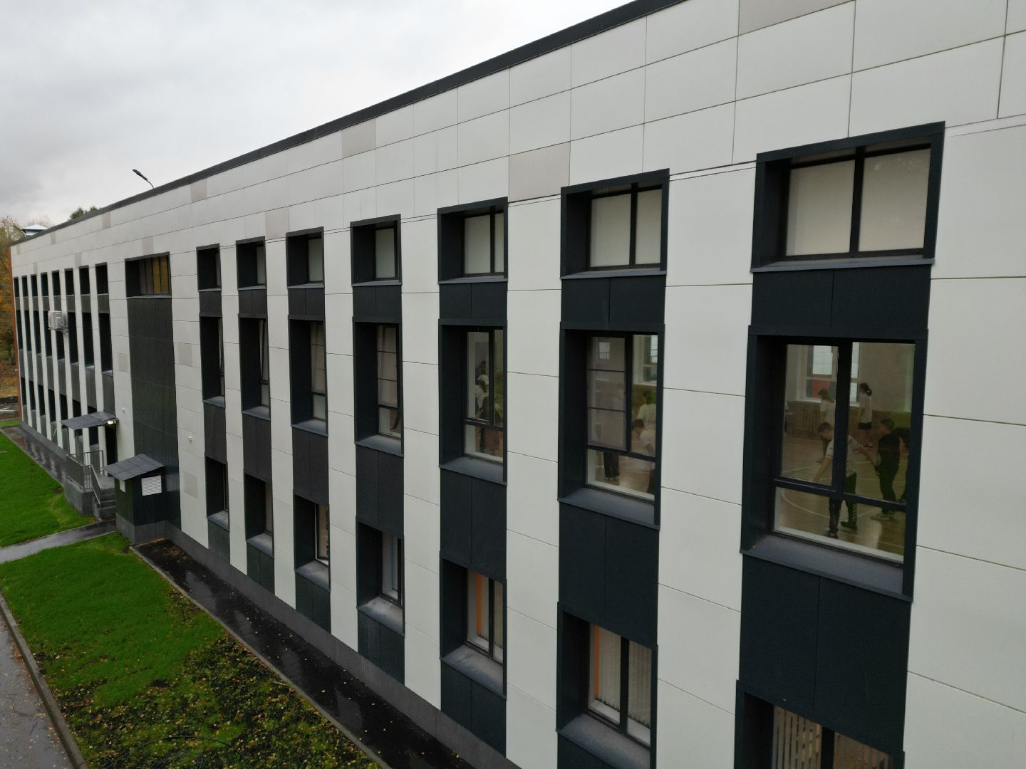 балашиха, школа,видео с коптера,