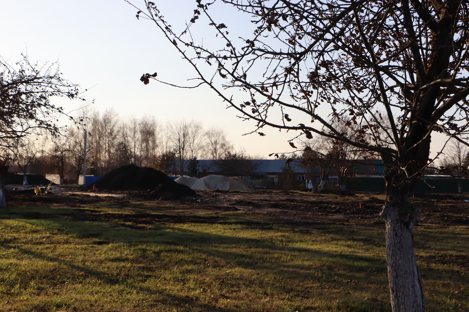 Серебряные Пруды, поселок Успенский, Яблоневый сад, благоустройство,