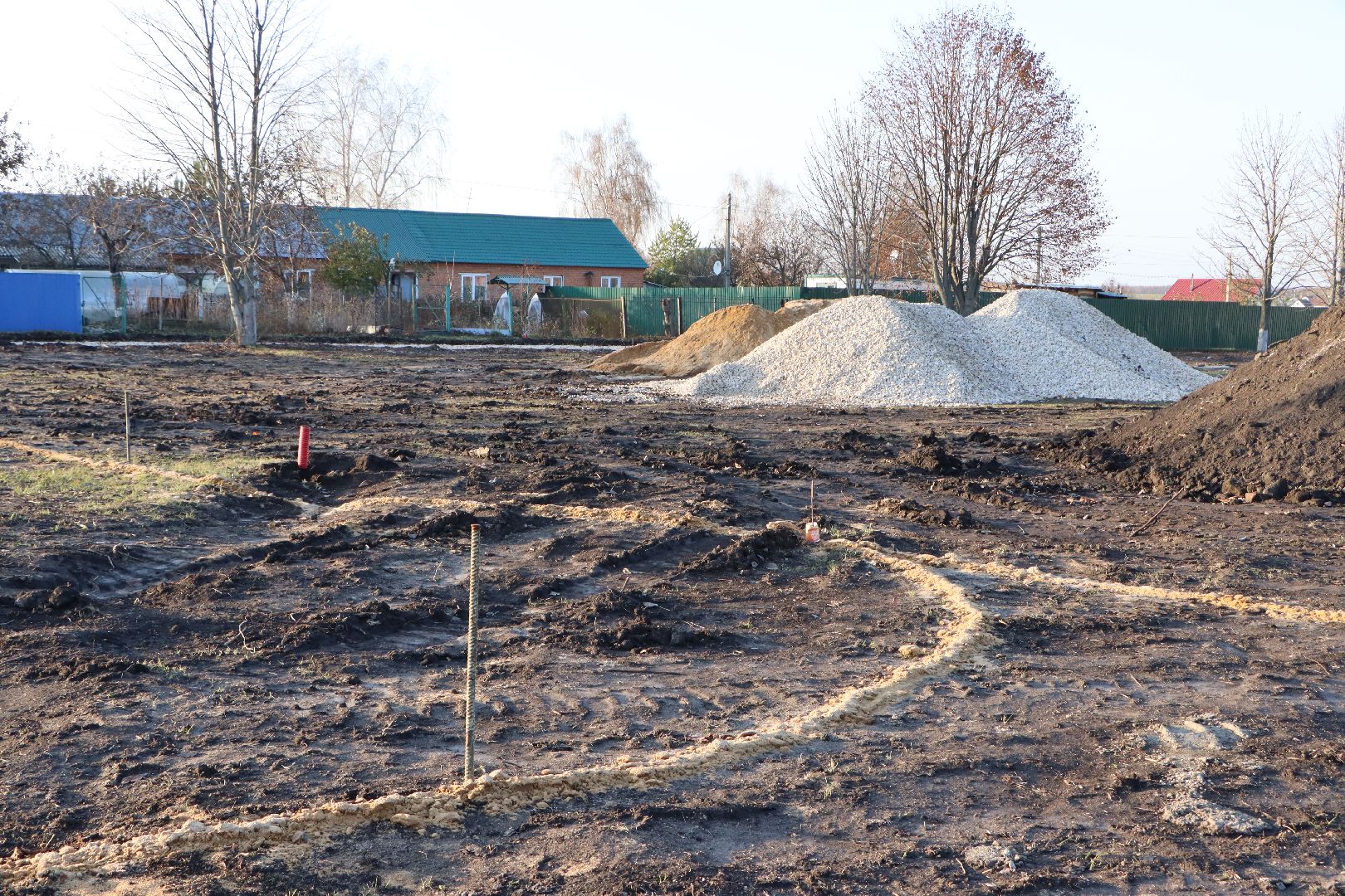 Серебряные Пруды, поселок Успенский, Яблоневый сад, благоустройство,