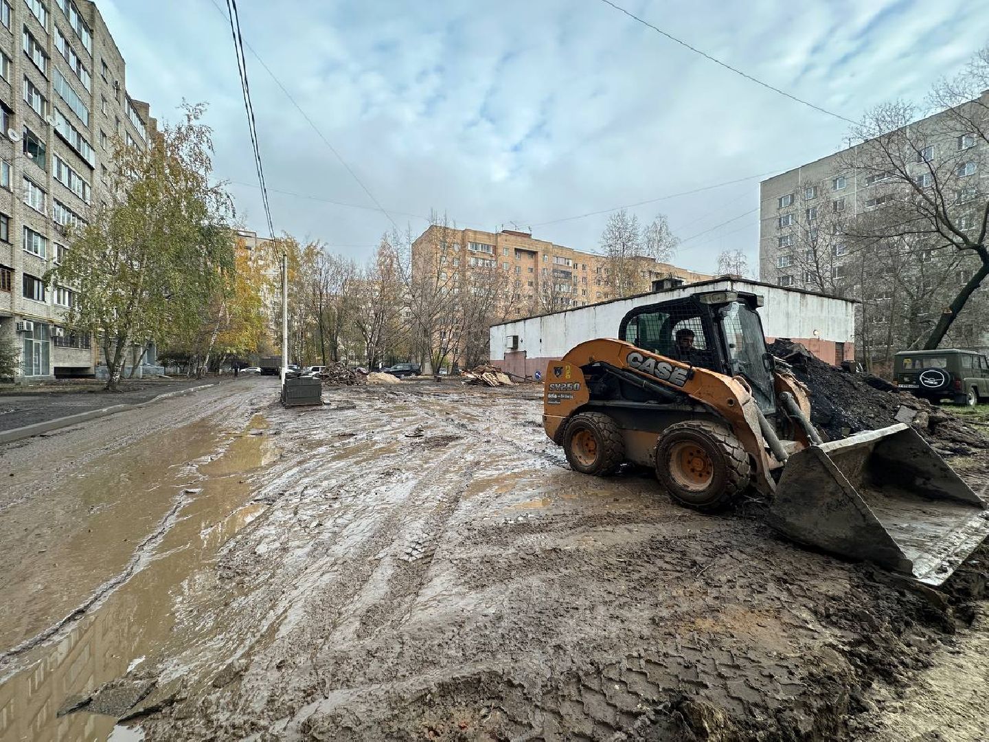 Реутов, благоустройство, тротуар, освещение, детская площадка, парковка,