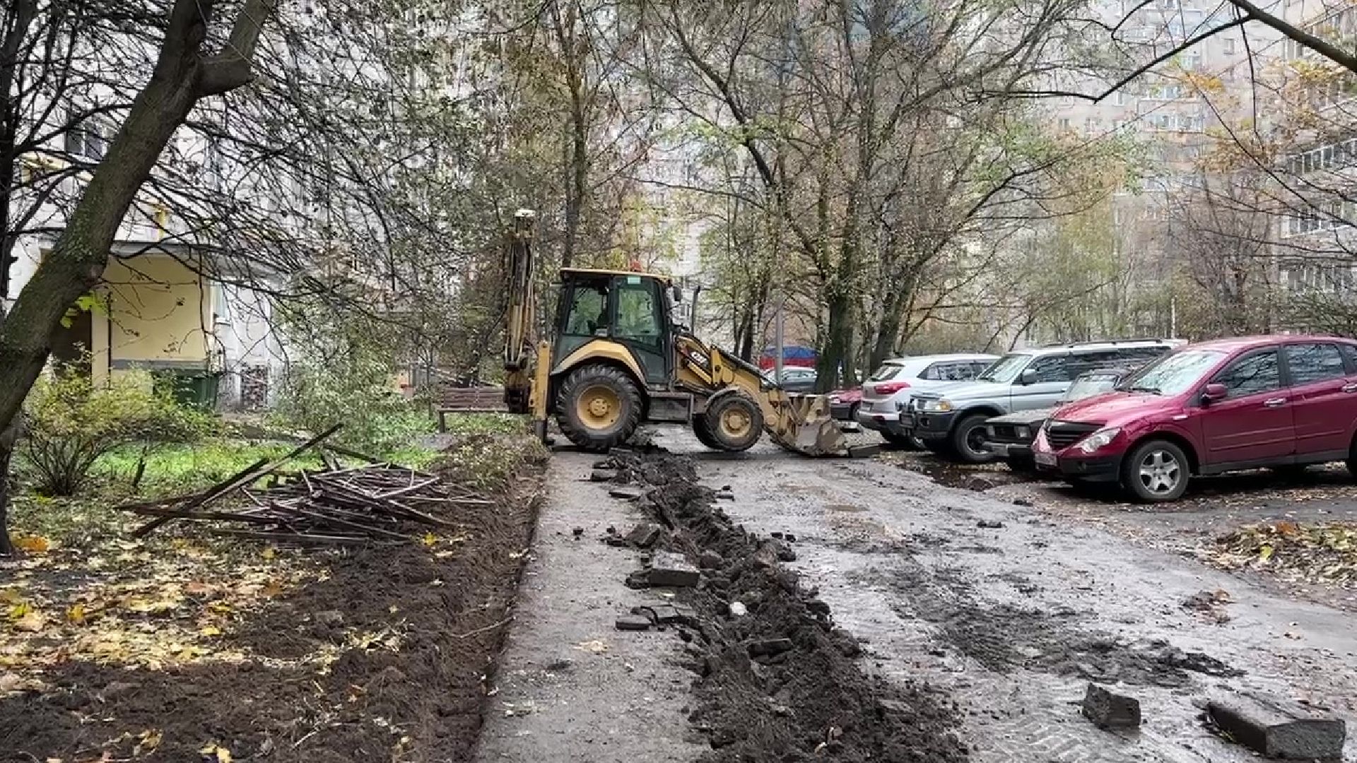 Реутов, благоустройство, тротуар, освещение, детская площадка, парковка,