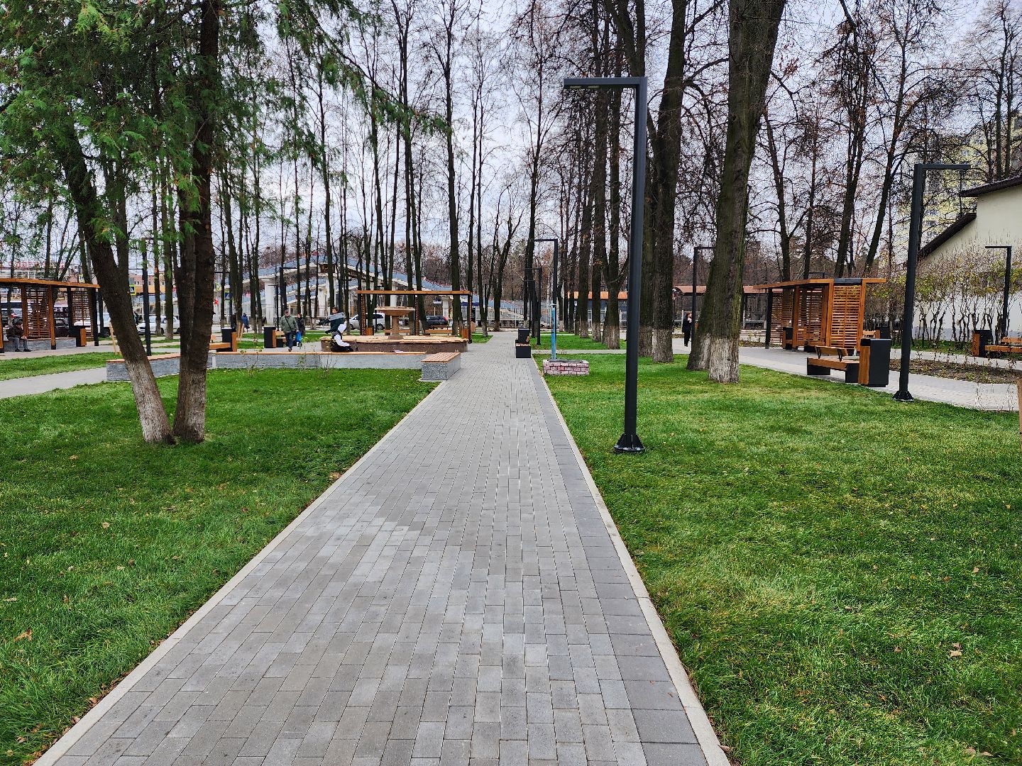 раменское, благоустройство, сквер у ДК Воровского,