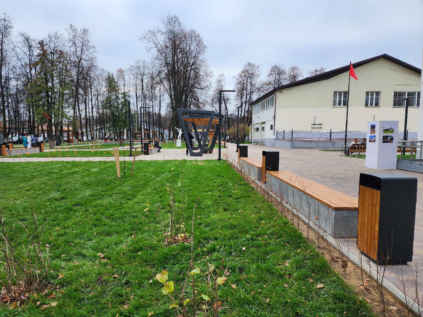 раменское, благоустройство, сквер у ДК Воровского,