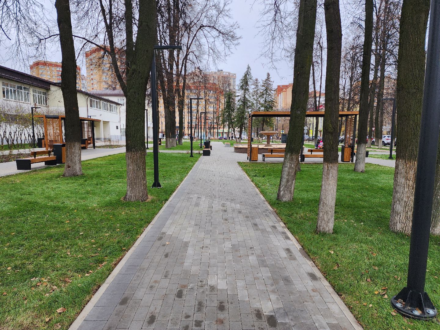 раменское, благоустройство, сквер у ДК Воровского,