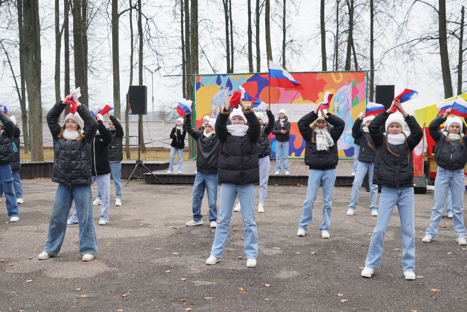 Егорьевск, русская матрешка, парк, день народного единства, праздник,