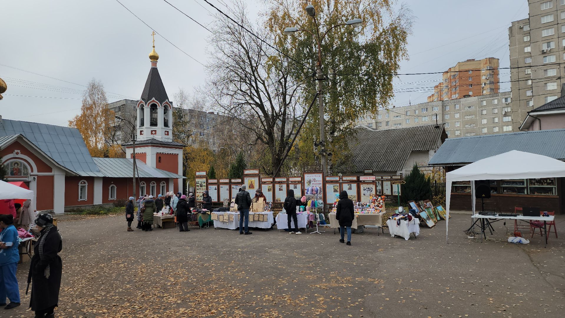 благотворительная ярмарка, Пантелеимоновский, приход, Мухина,
