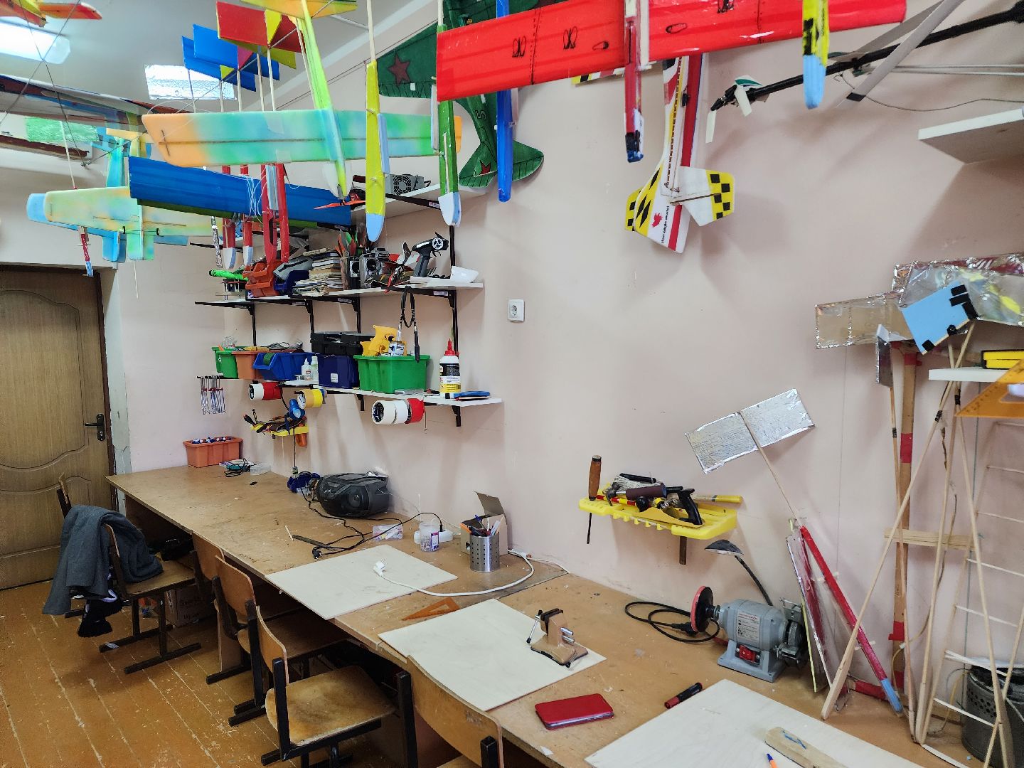 Авиамоделирование, Конструктор, Школа, Дмитрий Волков, Классы, ремонт,