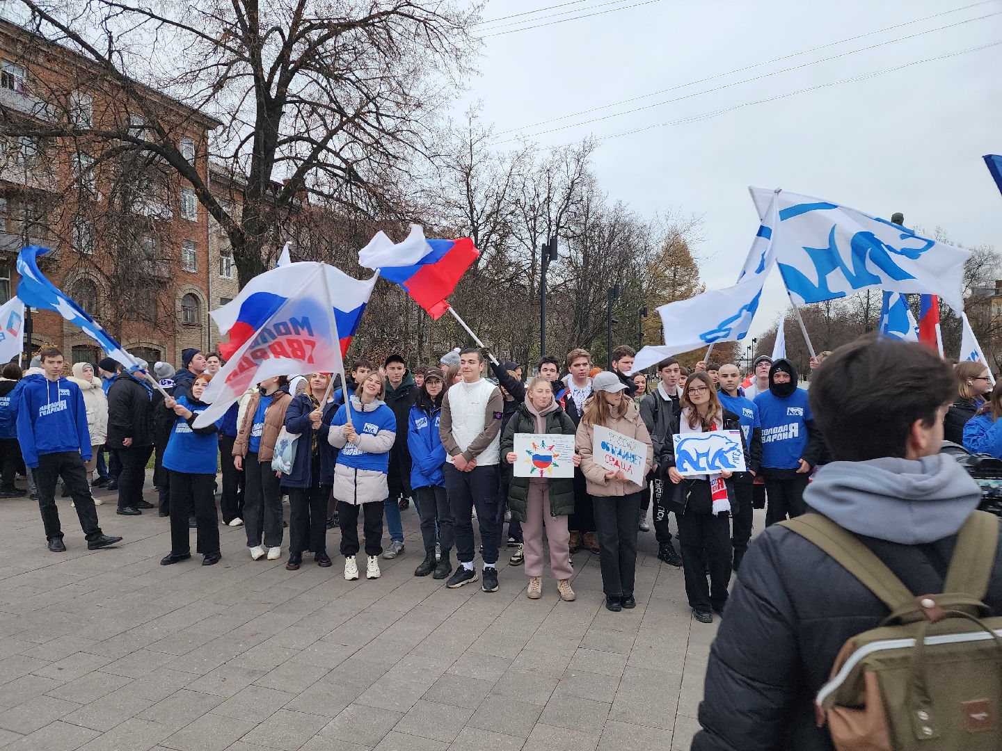 Молодая гвардия, МГЕР, Балакшин, Единство народа, акция,