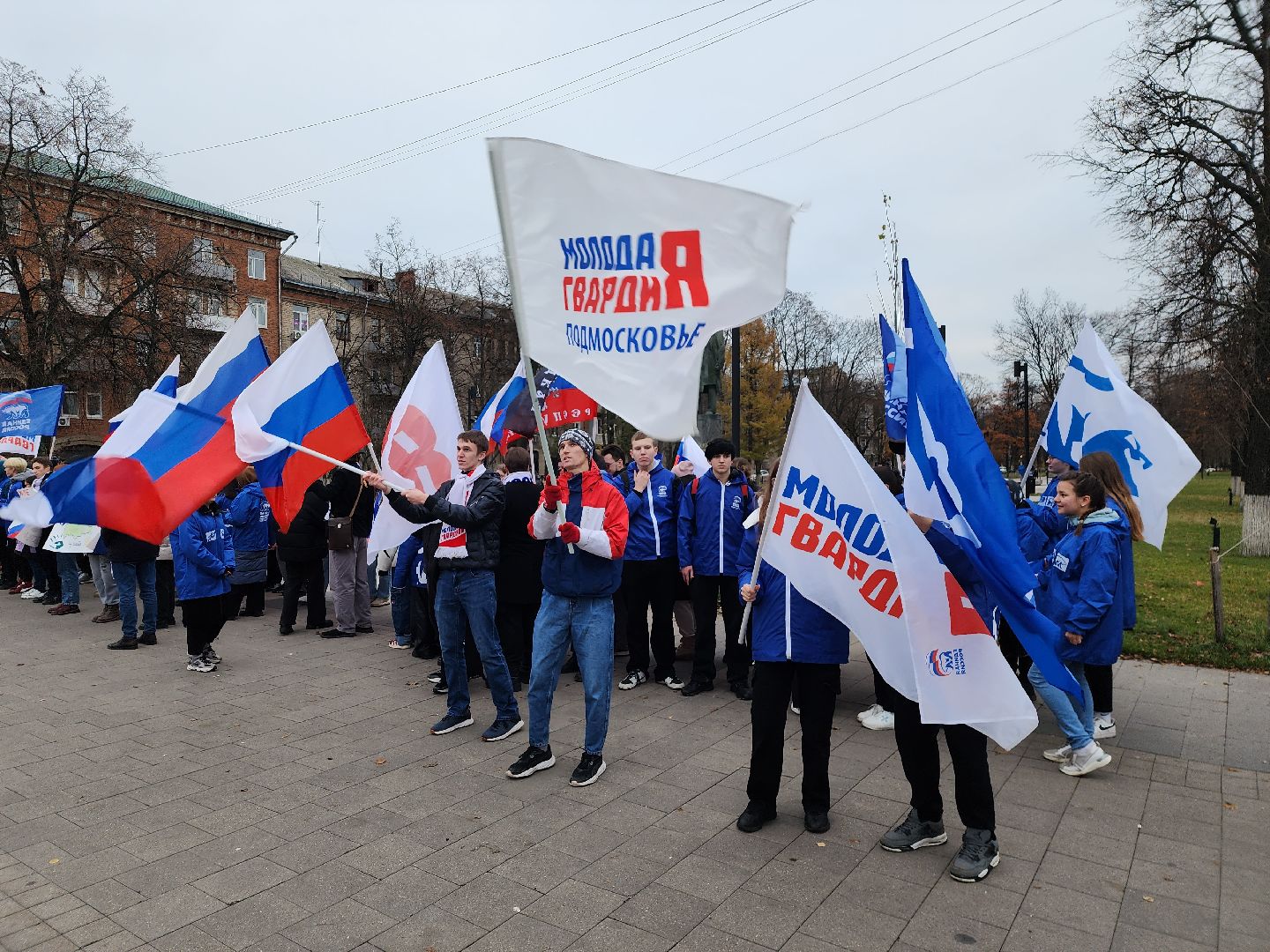 Молодая гвардия, МГЕР, Балакшин, Единство народа, акция,