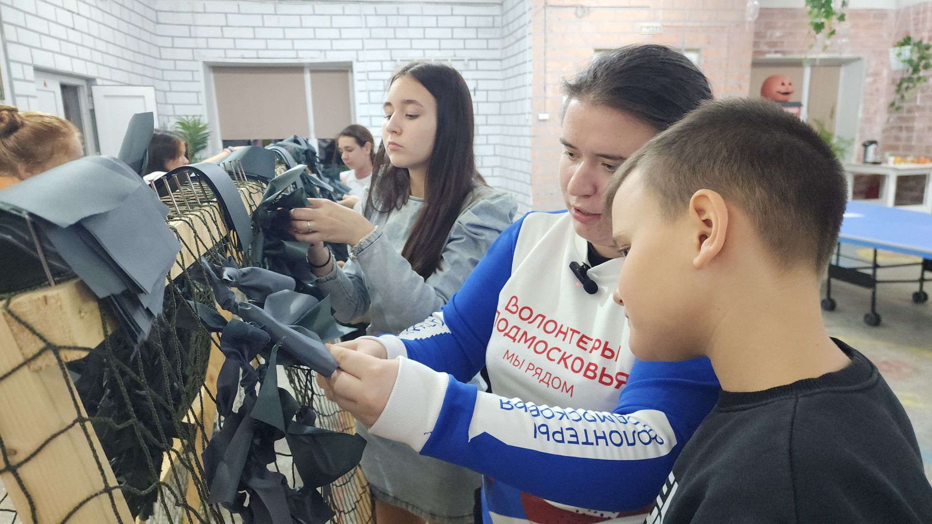 шатура, волонтеры подмосковья, городской округ люди, маскировочные сети, сво,