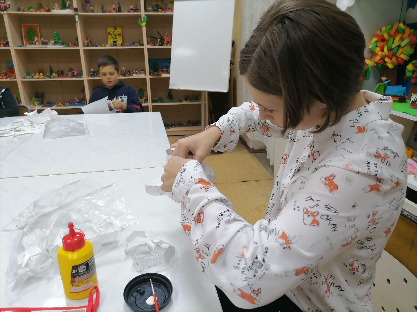 техническое моделирование, паперкрафт, дети,